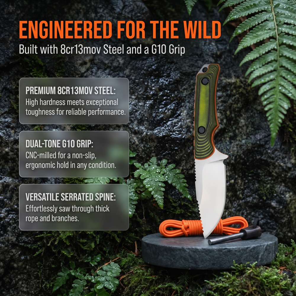 15017 Hiking Backpacking Trekk - Edc Carry Knife 评论和价格